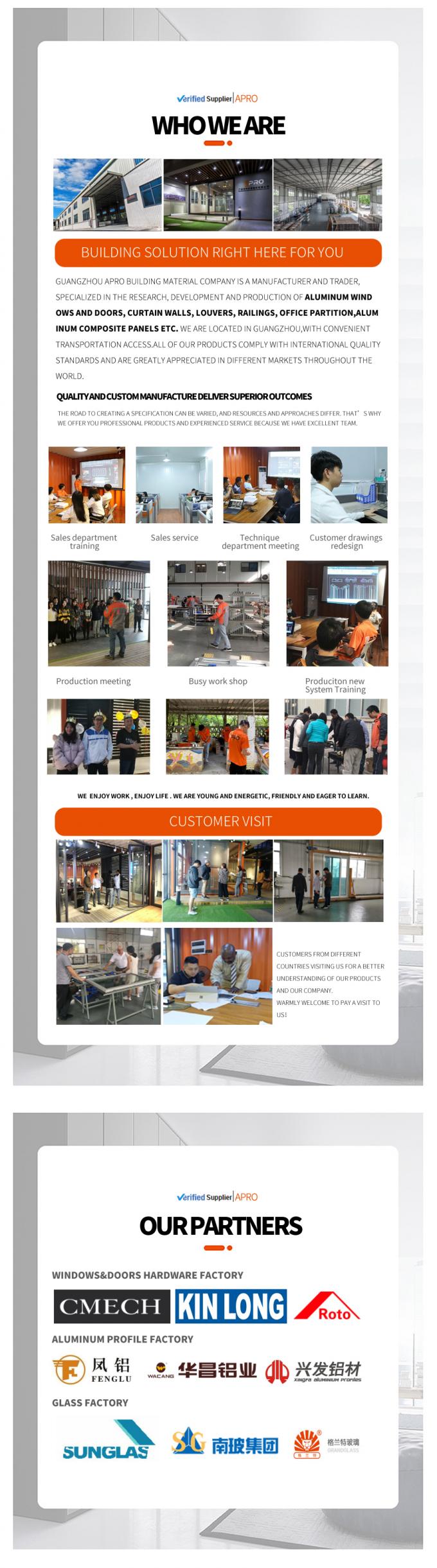 Puerta deslizante plegable, puerta deslizante china, perfil de aluminio para la puerta de cristal de desplazamiento, puerta auto que resbala, puerta deslizante de aluminio de cristal, quién somos