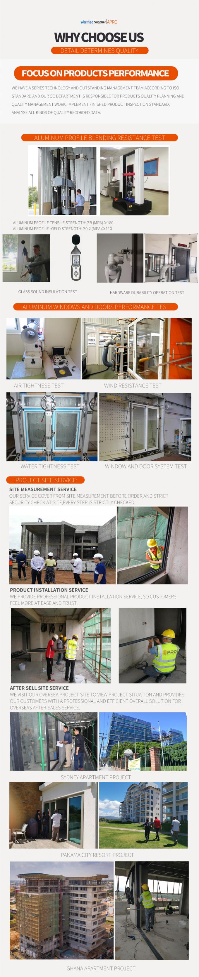 Puerta deslizante plegable, puerta deslizante china, perfil de aluminio para la puerta de cristal de desplazamiento, puerta auto que resbala, puerta deslizante de aluminio de cristal, por qué elíjanos