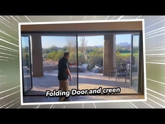 2mm Aluminium Double Glazed Premium Weatherproof Sliding Glass Doors 2.1m Height