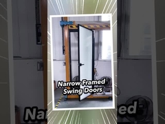 2mm Aluminium Double Glazed Premium Weatherproof Sliding Glass Doors 2.1m Height